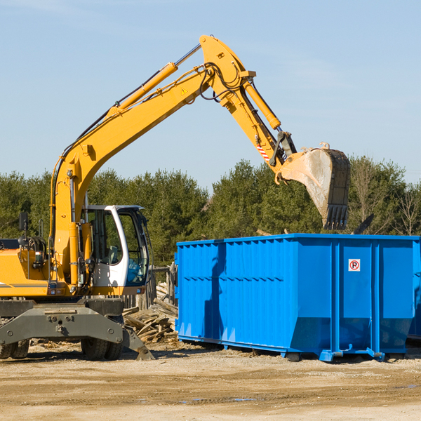 how does a residential dumpster rental service work in Gabriels New York